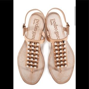Pedro Garcia studded t-strap sandal size 39